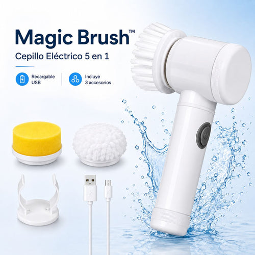 MAGIC BRUSH™ 5 en 1 Frota Menos, Limpia Más.